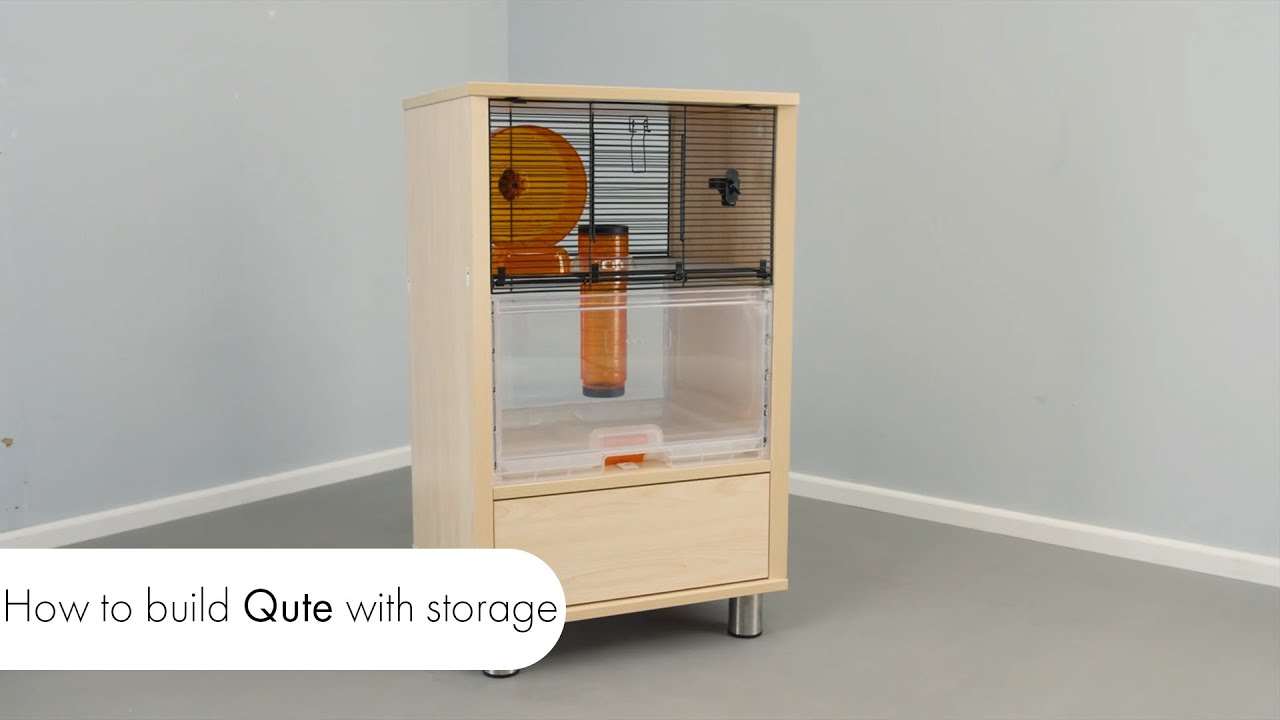 How to build our Qute Hamster and Gerbil cage with storage