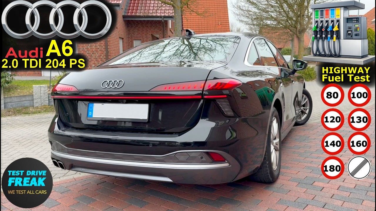 2026 Audi A6 2.0 TDI Limousine (204 PS) TEST DRIVE 🚗 Fuel Consumption & Performance Review