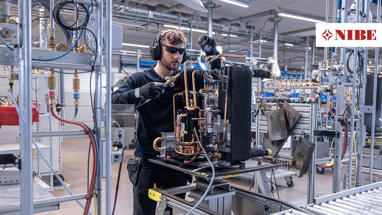 NIBE Wärmepumpen - Produktion in Markaryd, Schweden