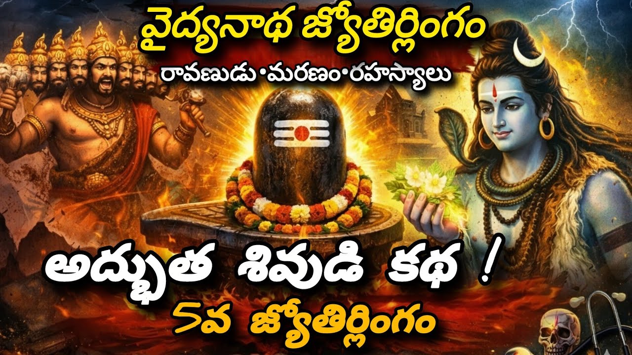 వైద్యనాథ జ్యోతిర్లింగం | రావణుడిని కూడా వణికించిన శివుడు | మరణాన్ని జయించిన కథ 🔱