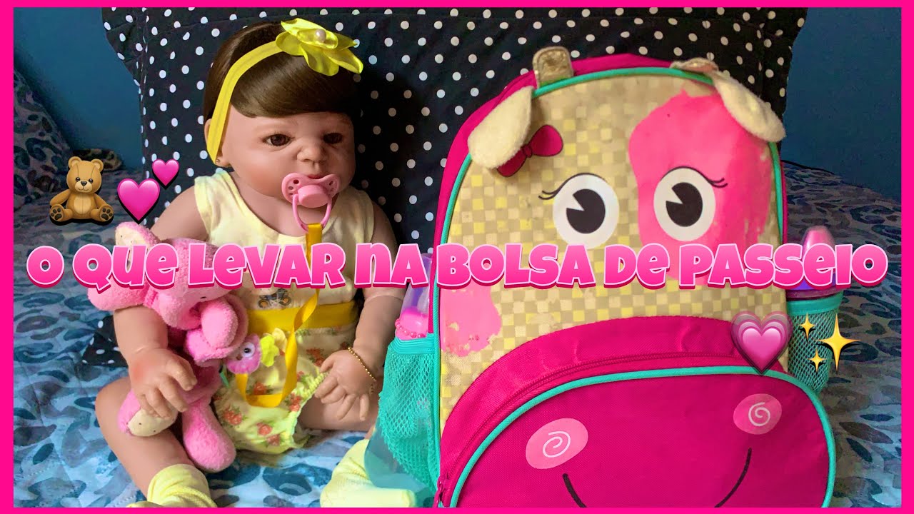 O que levar na bolsa de passeio🧸🩷| *Bebê Reborn* 💗 - Duda Reborn💕