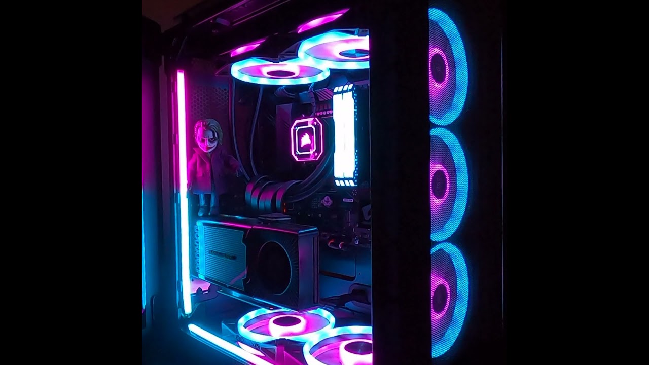 Custom built Corsair RGB 680x Case