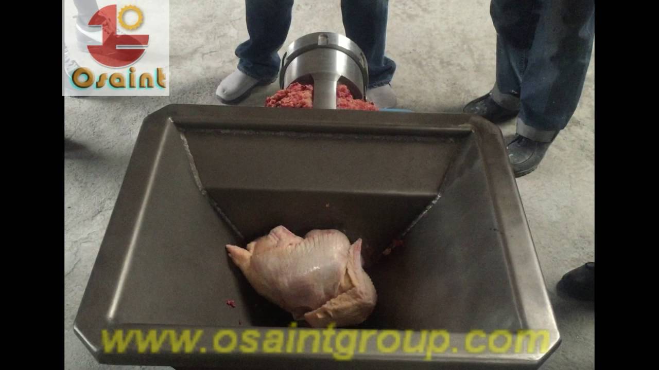 Poultry Deboning machine for mechanically deboning