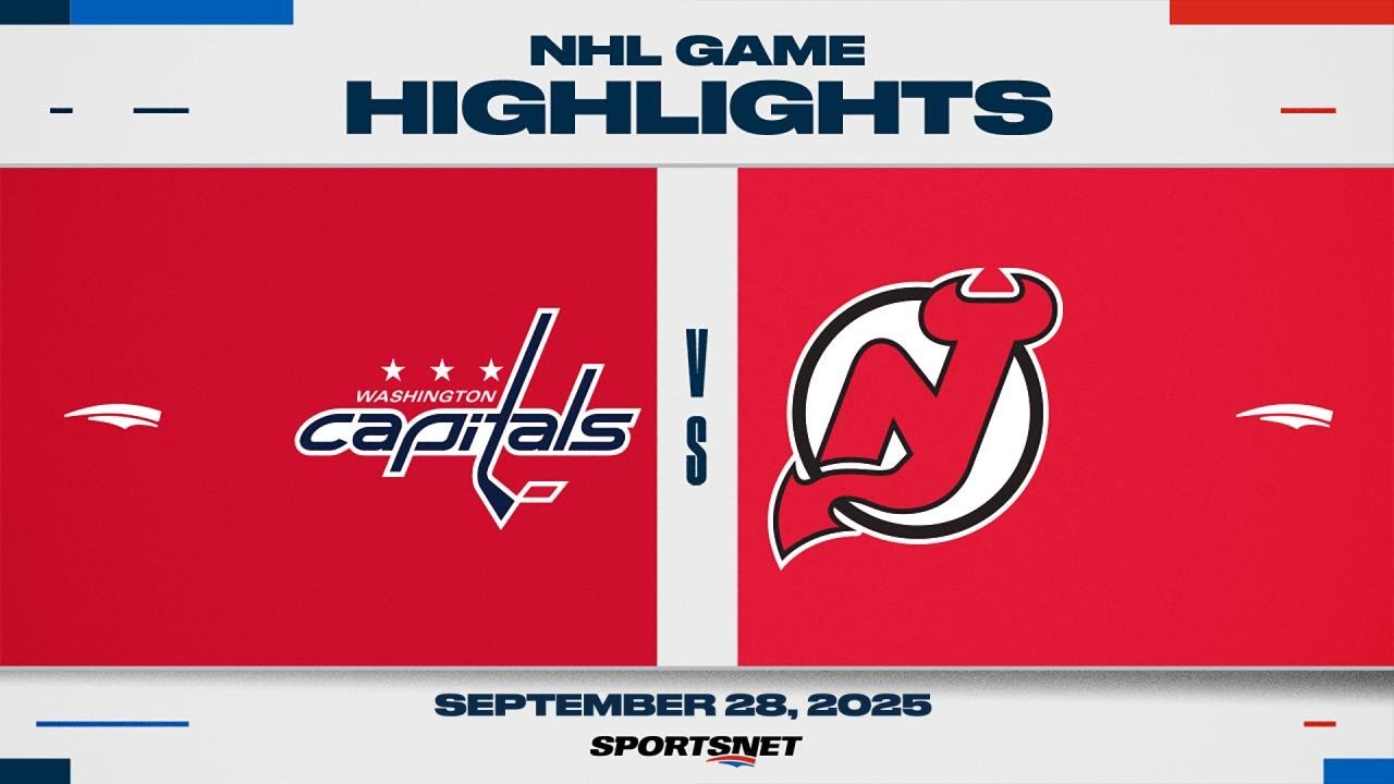 NHL Preseason Highlights | Capitals vs. Devils - September 28, 2025
