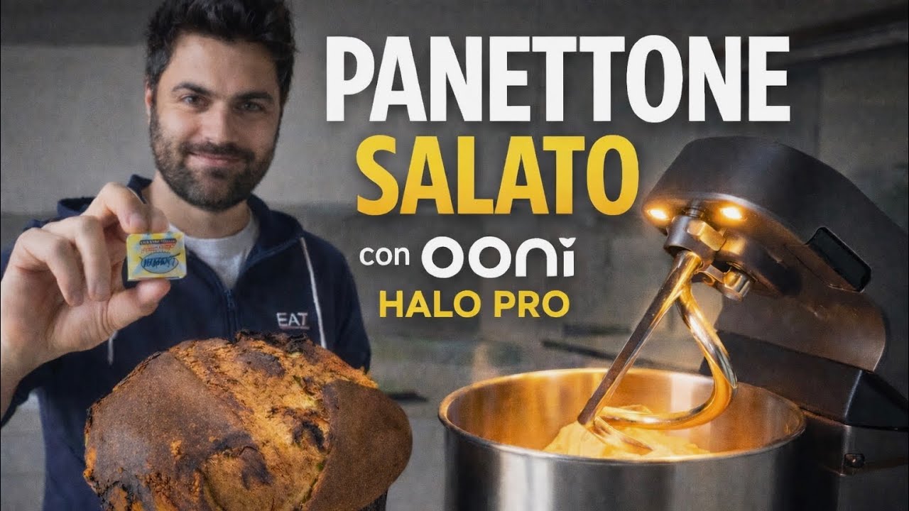 Ooni Halo Pro - Panettone salato con l’Impastatrice a Spirale