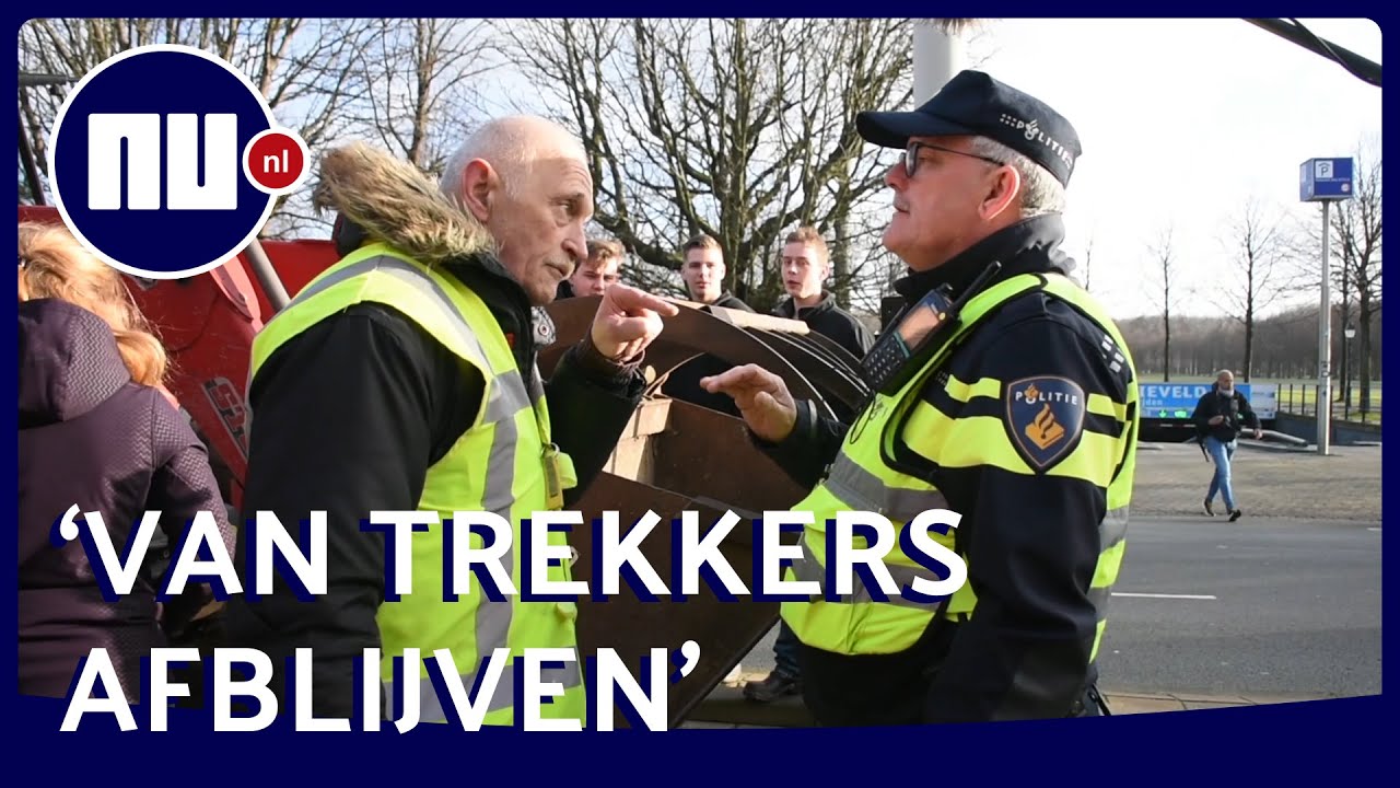 Boerenprotest in Den Haag: politie en leger blokkeren meerdere wegen | NU.nl