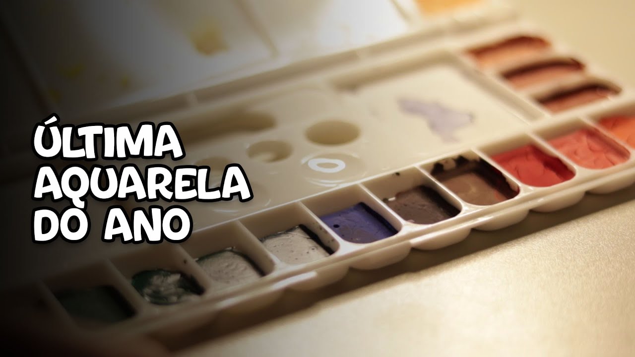 Minha ÚLTIMA AQUARELA de 2020
