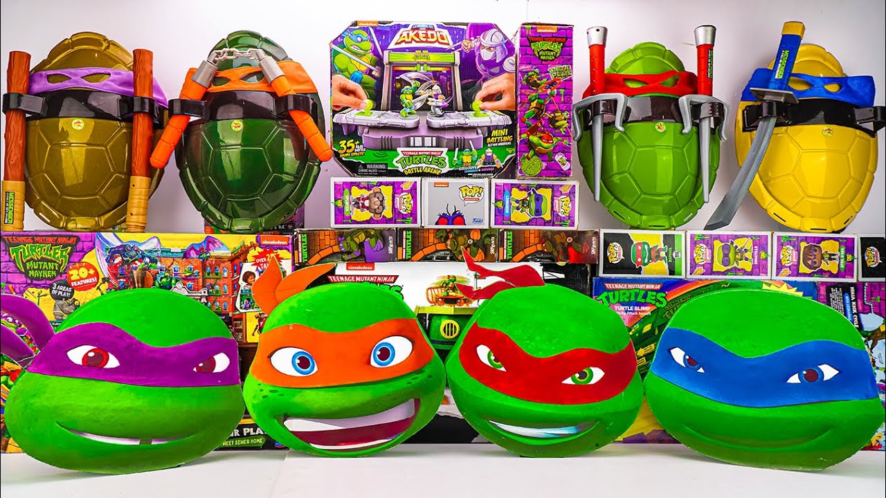 Teenage Mutant Ninja Turtles Unboxing | Secret Box of 4 Ninja Turtle | 4 Ninja Turtles Weapon Set