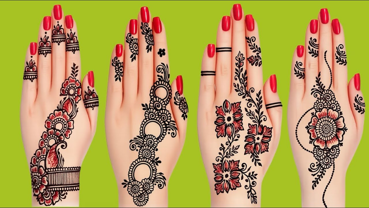 New Easy Arabic Mehndi Designs | Beautiful Floral Henna Patterns