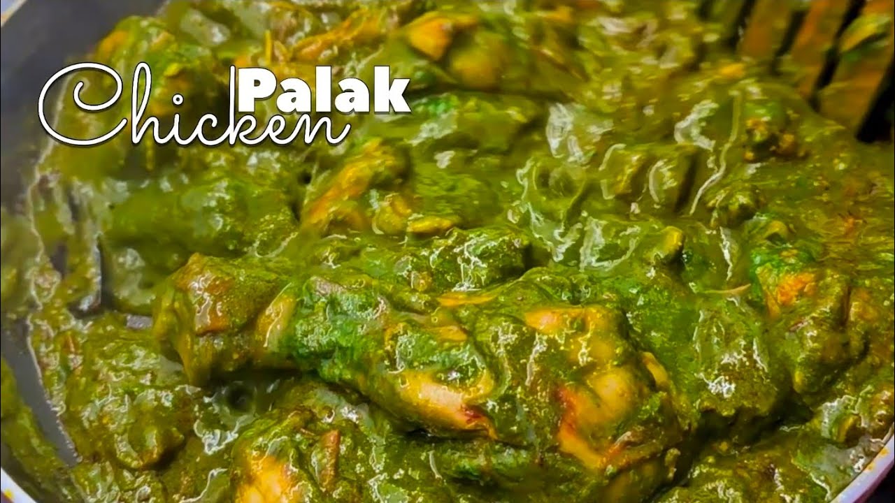 How to Make Palak Chicken at Home | Healthy Spinach Chicken Curry | Easy Recipe | Bharti Rasoi