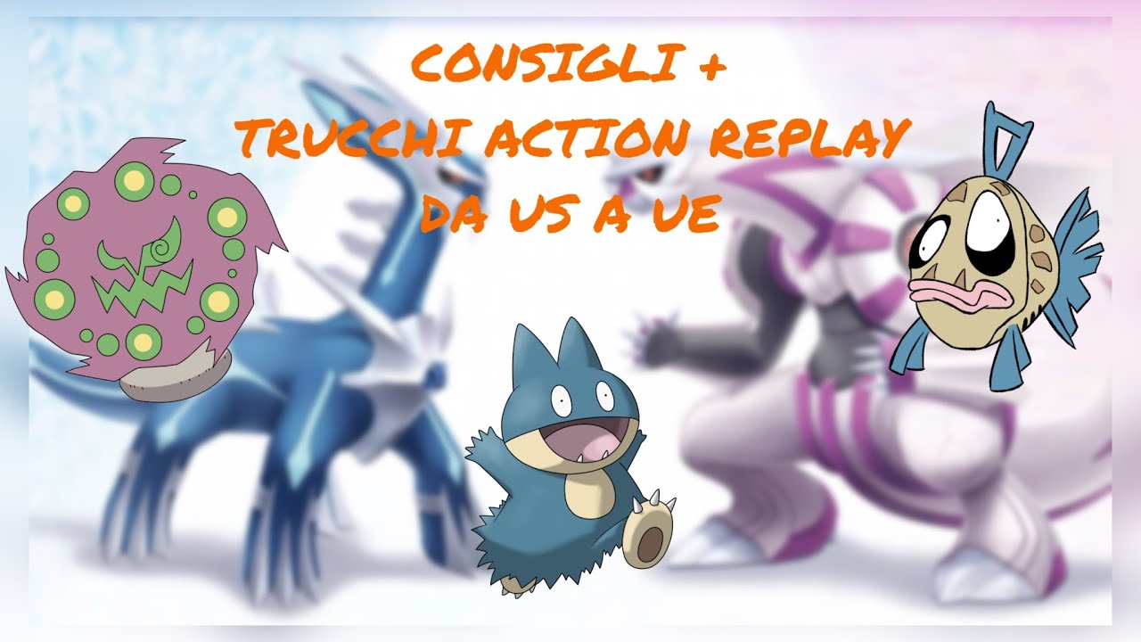 Catturare SPIRITOMB, FEEBAS, MUNCHLAX + trasformare CODICI ACTION RAPLAY DIAMANTE e PERLA da US a UE