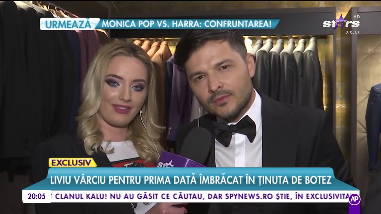 Liviu Vârciu pentru prima dată îmbrăcat în ținuta de botez