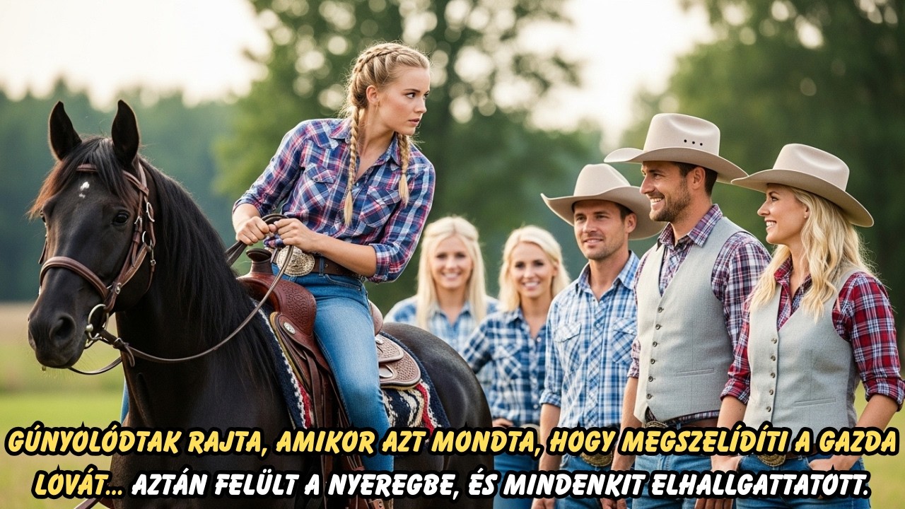 Gúnyolódtak rajta, hogy megszelídíti a gazda lovát… felült a nyeregbe, és elnémított mindenkit most.
