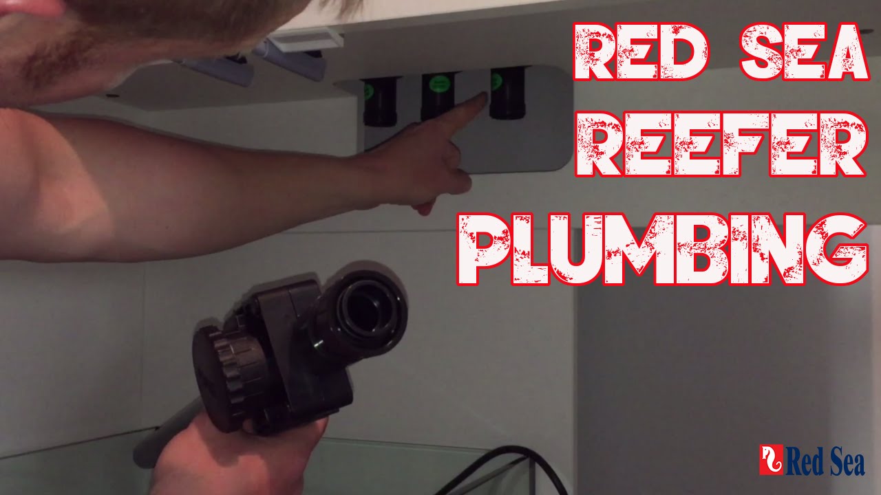 Red Sea Reefer 250 | Установка резервуара | Установка сантехники