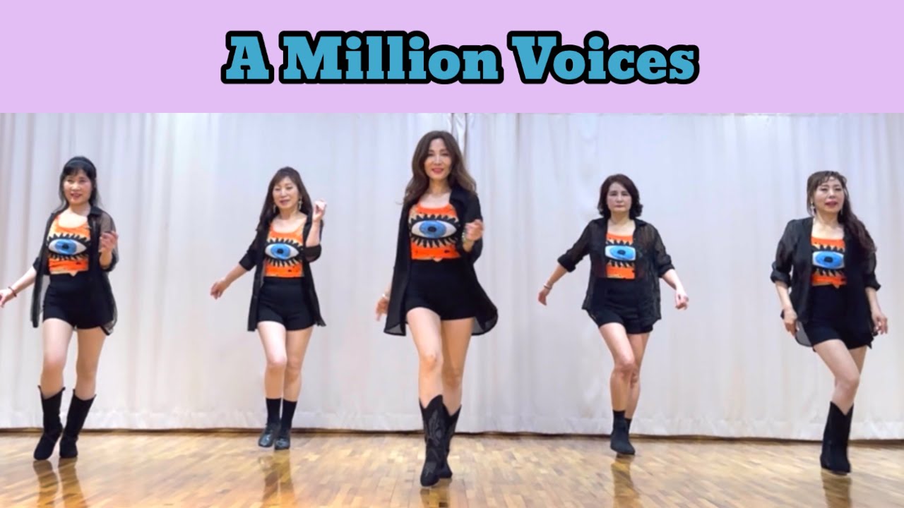 A Million Voices Linedance/ Intermediate/ 어 밀리언 보이스 라인댄스/ JLDK