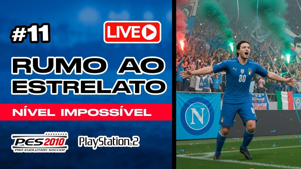 #11 A torcida do Napoli abraça o Carinho do Albertini! | Pes 2010 de Ps2 Com Mod Italiano