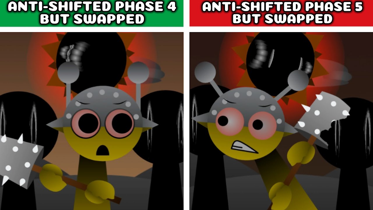 Sprunki Anti-Shifted — Phase 4 vs Phase 5 Swapped: Who Did It Better?
