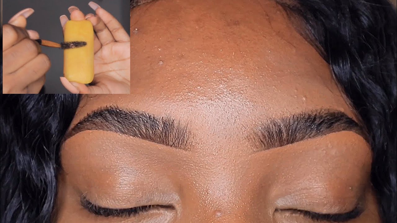 SOAP EYEBROW / SOURCILS AVEC DU SAVON ! Ali Sky Hair