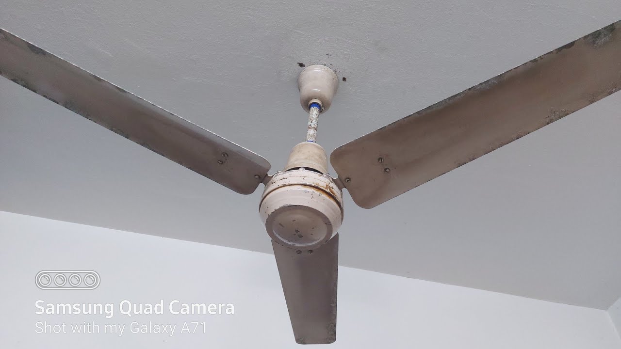 1970s Crompton Greaves High Breeze 42 inch ceiling fan, vintage collection