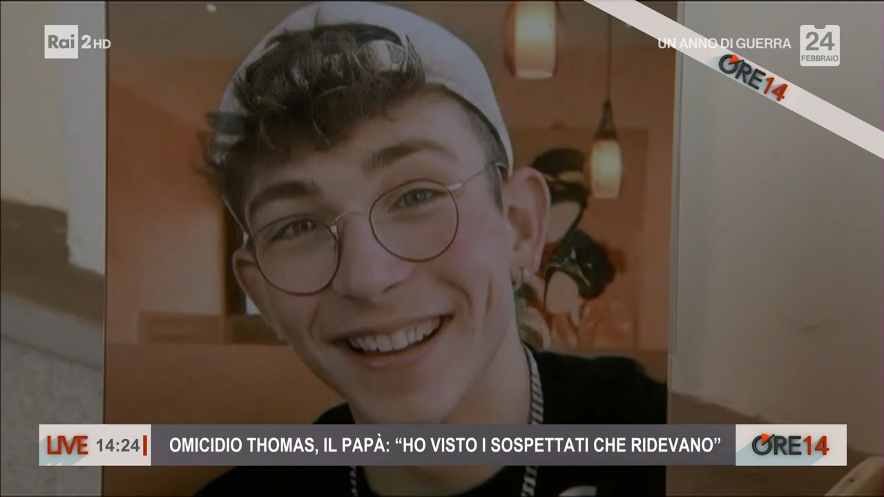 Sale la tensione per l'omicidio di Thomas - Ore 14 del 24/02/2023