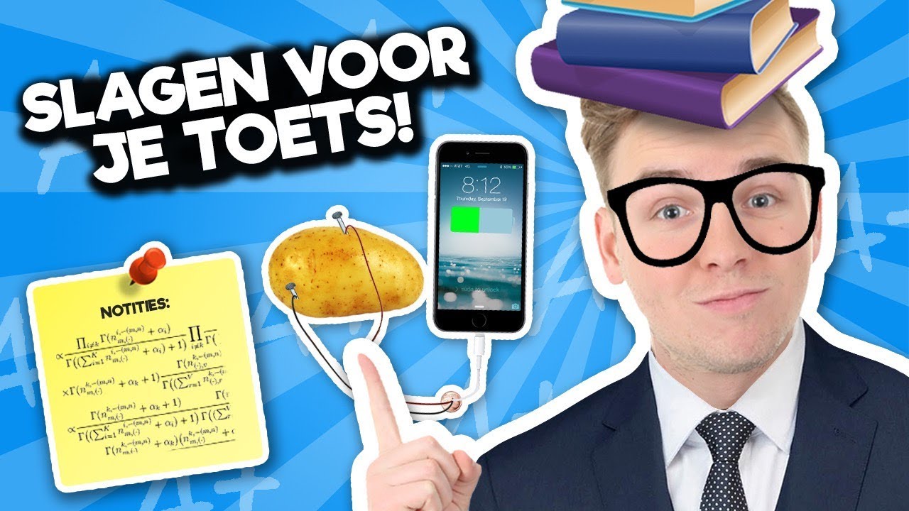 10 MANIEREN OM TE SLAGEN VOOR JE TOETS