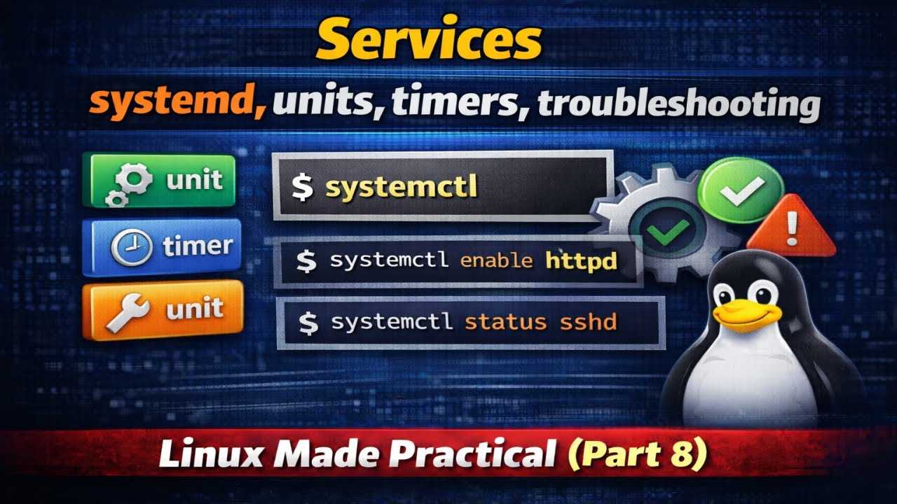 Linux Services: systemd Units & Troubleshooting
