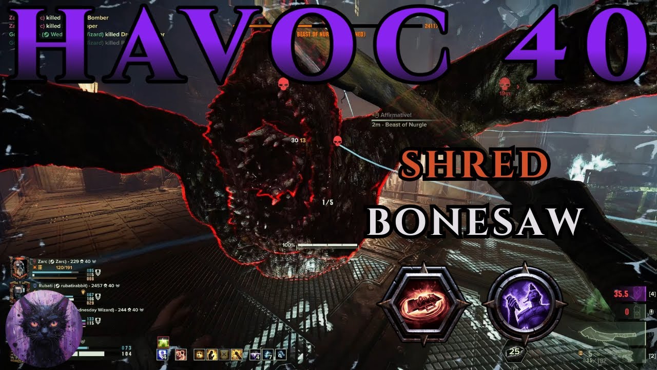 Hive Scum - Bone Saw & Needle Pistol | Havoc 40 Gameplay | Darktide