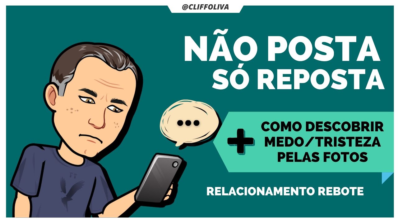 APENAS REPOSTA AS PUBLICAÇÕES. + COMO IDENTIFICAR MEDO/TRISTEZA NAS FOTOS.