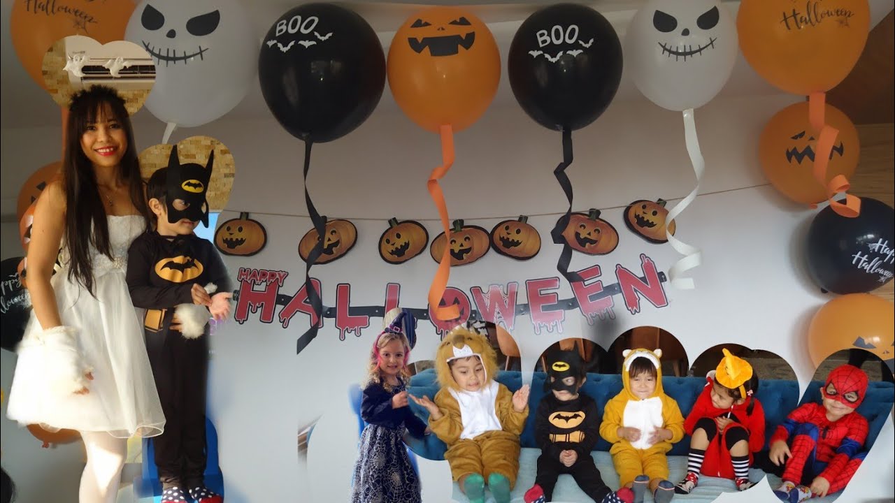 EARTHQUAKE INTERRUPTS  KIDS  HALLOWEEN  PARTY, KUŞADASI TURKEY 2020. Fil-Turk Vlog