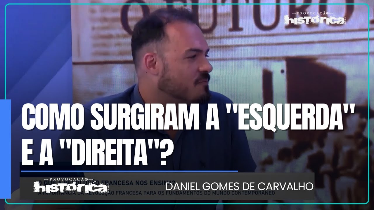 Prof Daniel Gomes de Carvalho explica surgimentos dos conceitos de direita e esquerda&nbsp;na&nbsp;pol&iacute;tica