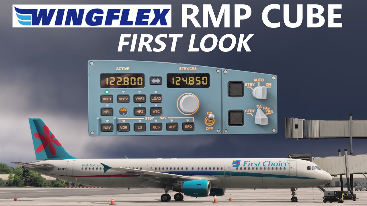 WINGFLEX RMP CUBE - Radio Panel Hardware for Flight Simulation First Look in MSFS 2024 [4K]