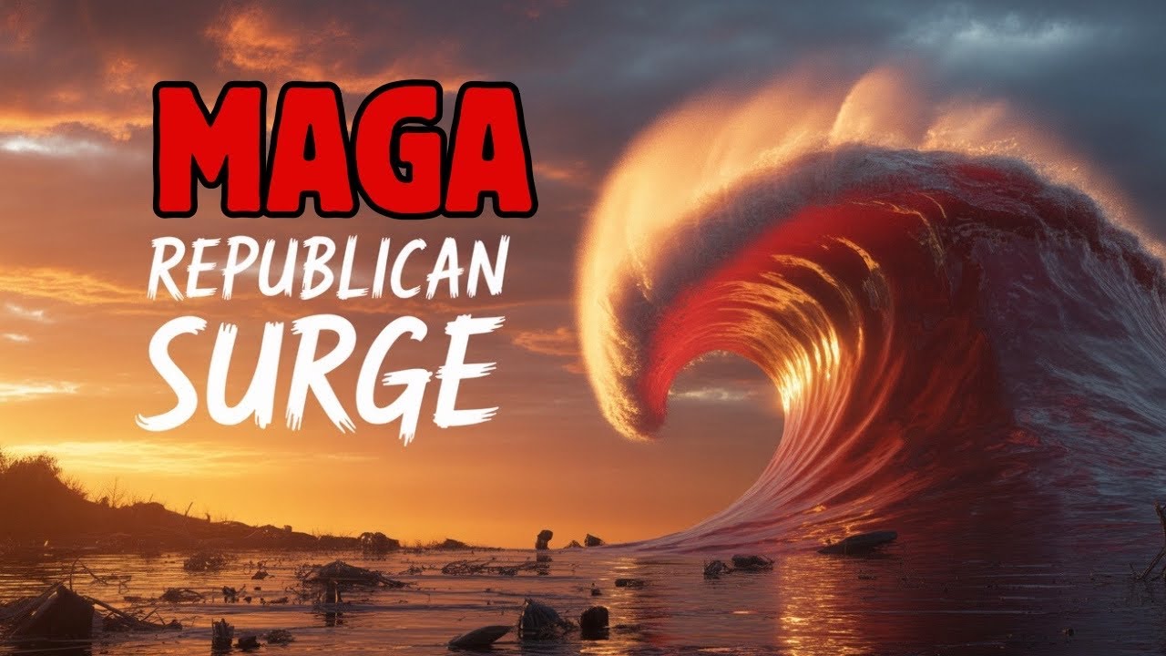 Red TUSNAMI WAVE DEFEATING DEMOCRATS 2026