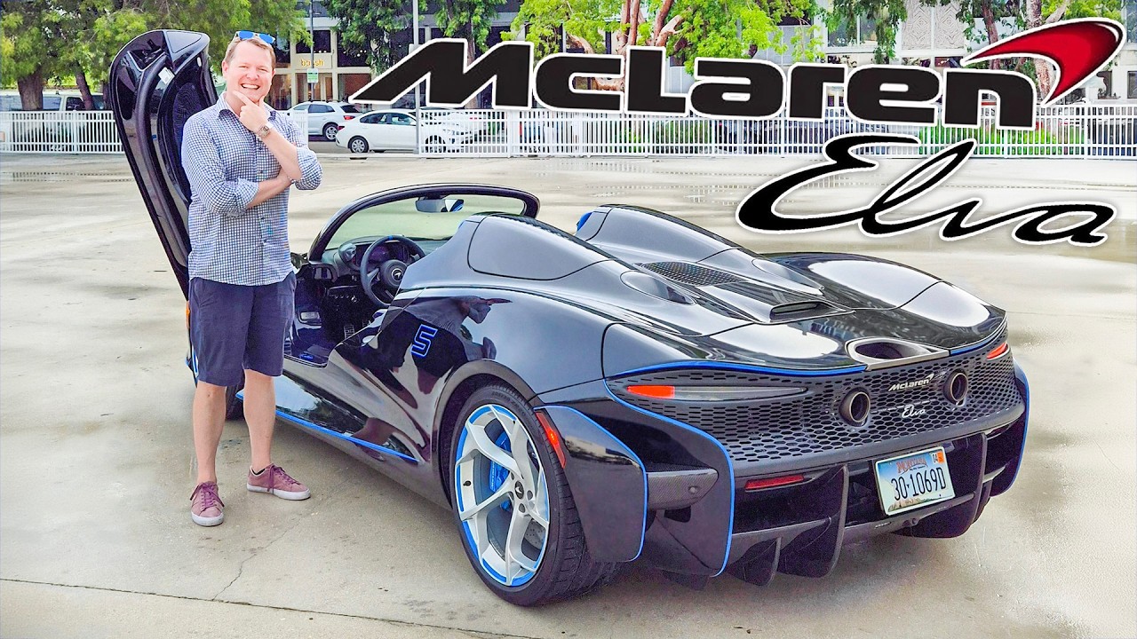 MY MCLAREN ELVA DRIVE! Roofless $2M Hypercar Meets MIAMI RAINSTORMS