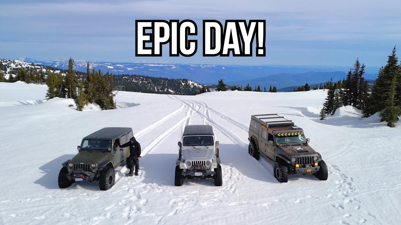 Late Season Snow Wheeling Is The BEST!