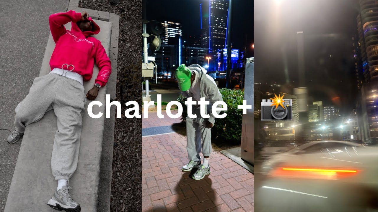 Come with me to charlotte and my brand shoot📸