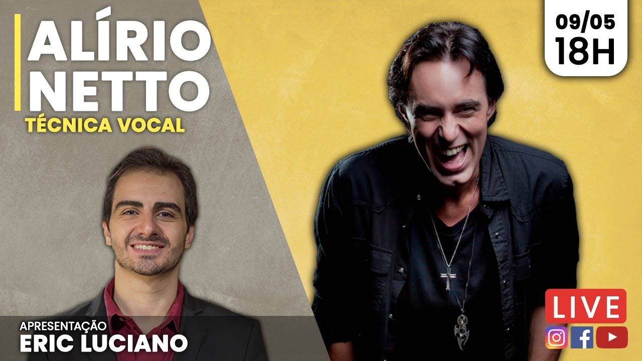 [LIVE] Alírio Netto - Técnica Vocal