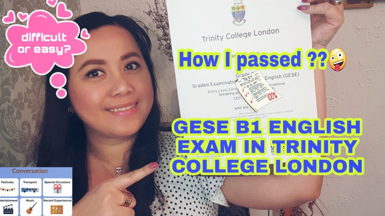 GESE B1 English Exam 2021 during Pandemic  at Trinity College London| Spouse Visa Requirements
