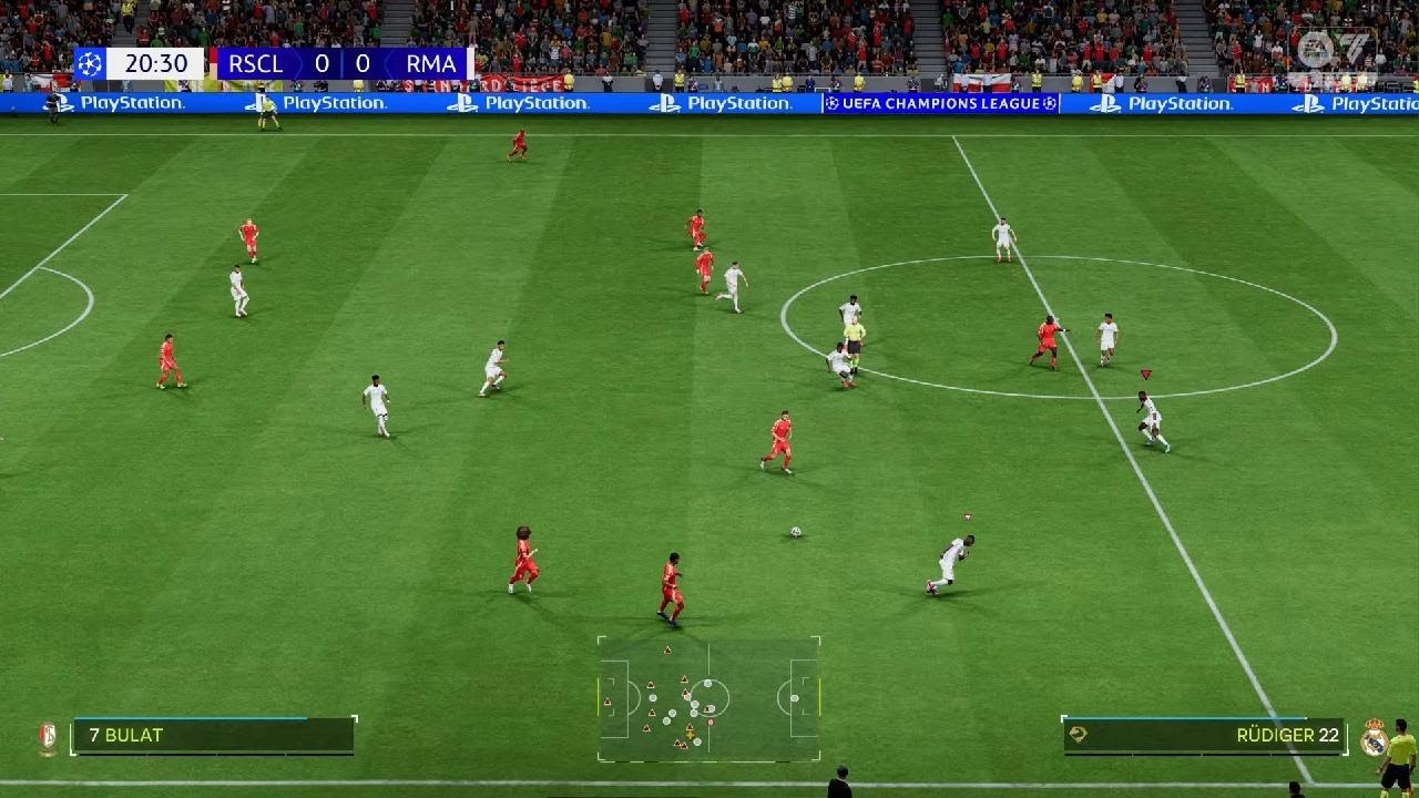 اول مره العب فيفا بل قناه دوري ابطال اول قيم 4/1 حرامممممم