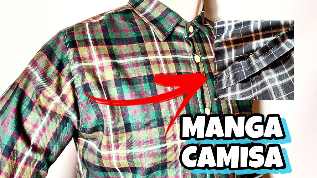 👔 Como coser MANGA DE CAMISA hombre y mujer(Técnica Inglesa) para camisas de LANA o LINO #costura
