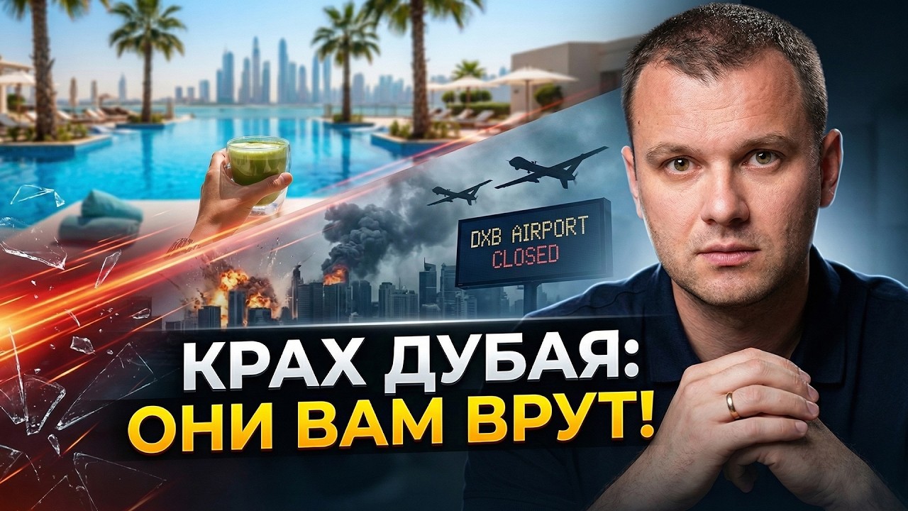 Дубай ВСЕ? Конец «тихой гавани»: риелторы врут, а ракеты летят! ПВО над Пальмой, улыбки в Reels!