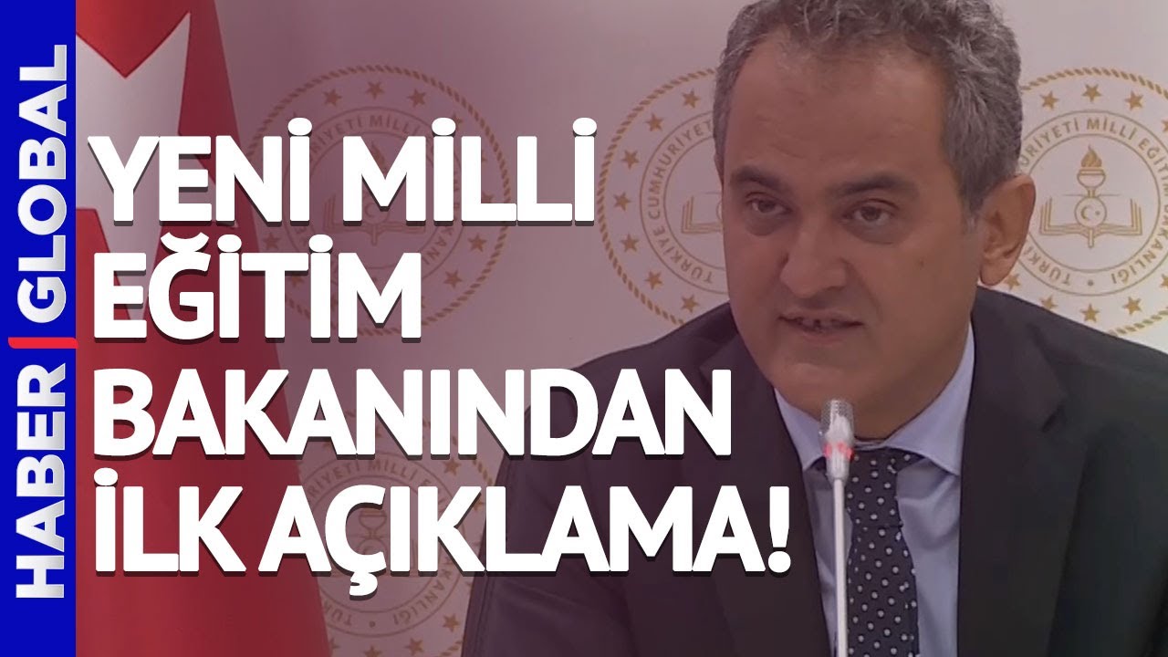 Yeni Milli Eğitim Bakanı Mahmut Özer'den Flaş Yüz Yüze Eğitim Açıklaması
