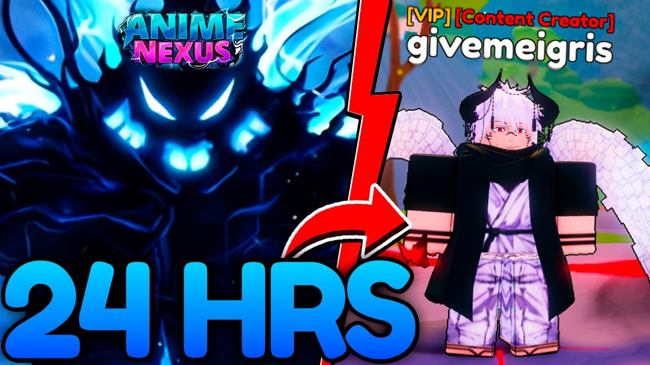 ZERANDO em 24 HORAS DE GRIND! ANIME NEXUS SIMULATOR