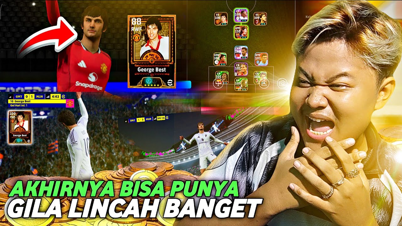 ON TARGET DAPET GEORGE BEST BIGTIME MAN UTD!! LICIN & KENCENG BANGET BIKIN LAWAN FRUSTASI DI DIVISI