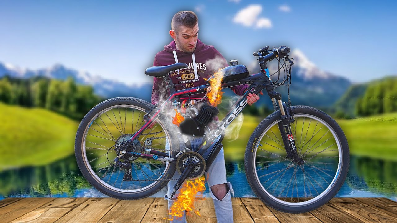 Motort Szereltem az Ócska Biciklimre!