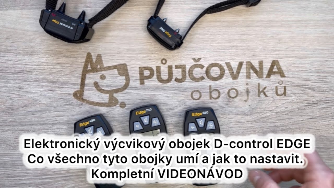 Elektronický výcvikový obojek D-control EDGE - co vše umí a jak to nastavit