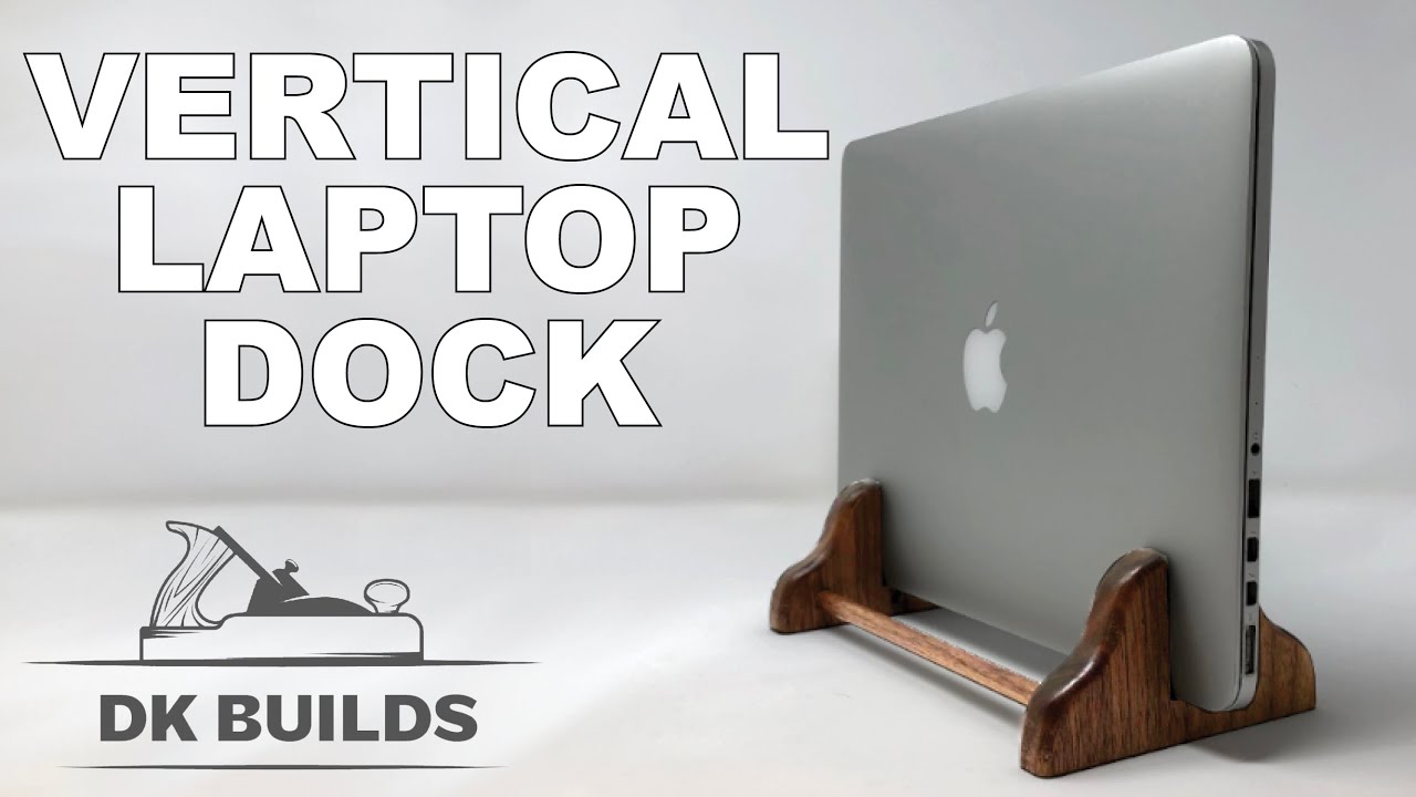 Must Have Desk Organization: Vertical Laptop Dock