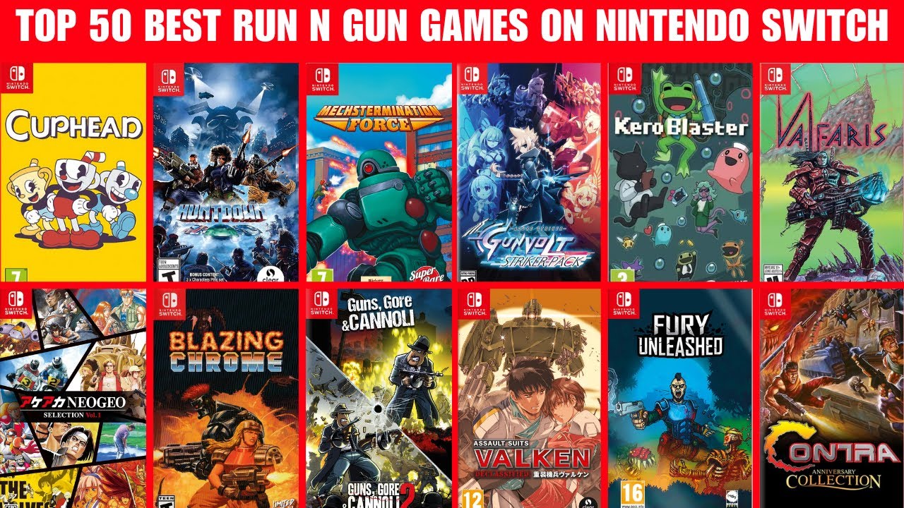Top 50 Best Run N Gun Games on Nintendo Switch