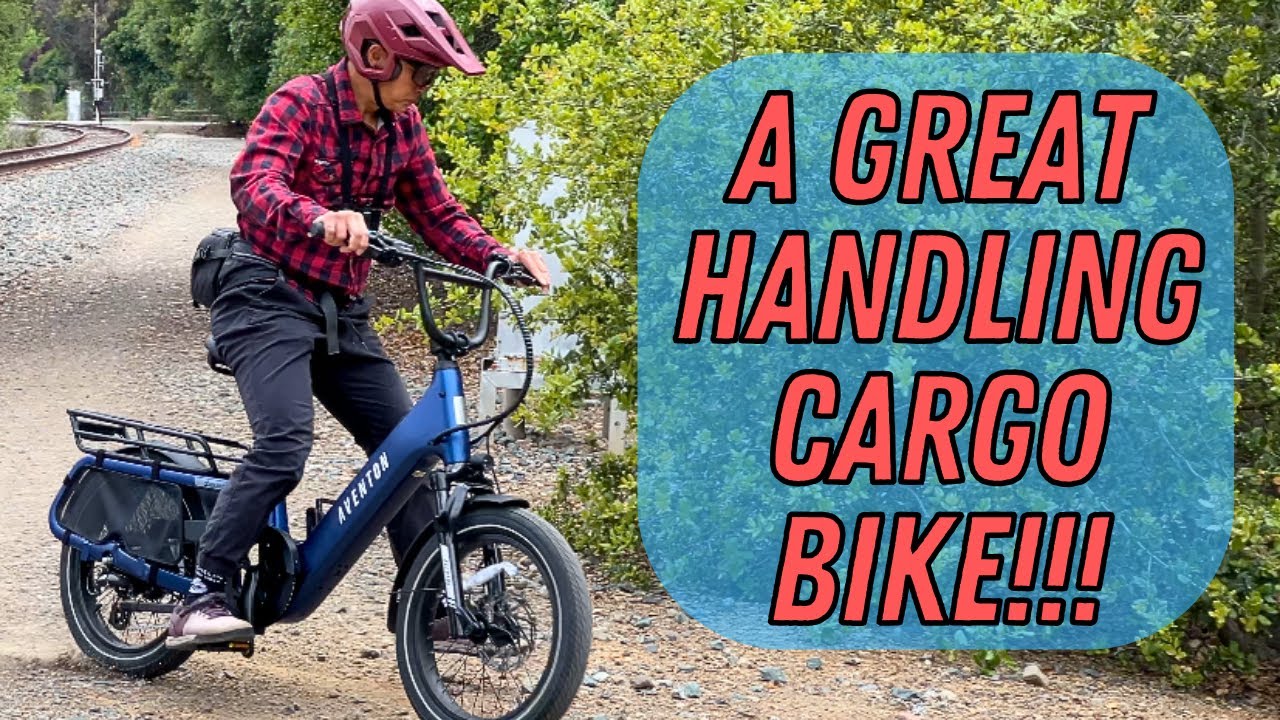 Aventon Abound SR - Short Tail cargo bike with great handling and utility