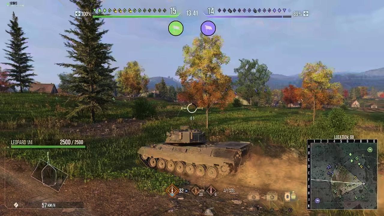 World of Tanks Console || Cold War || Leopard 1A1 || 5.7k dmg Ace