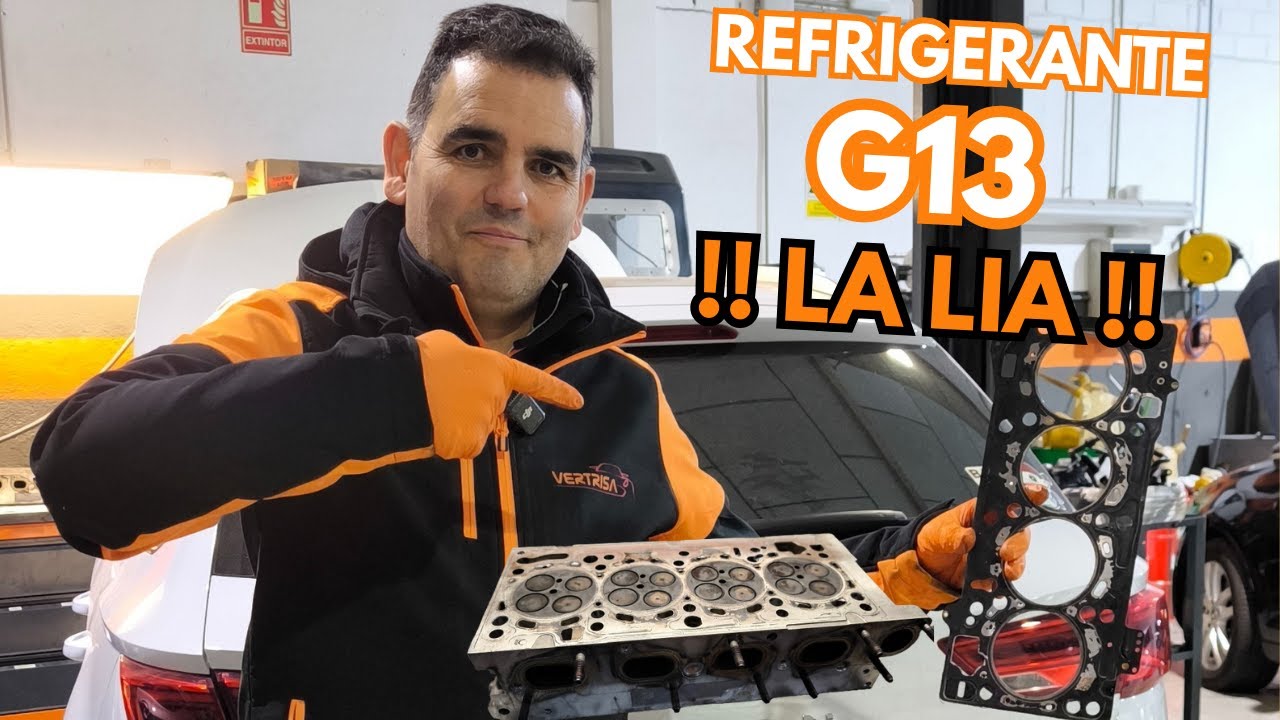 EL REFRIGERANTE G13  TAPONA EL RADIADOR DE CALEFACCION Y DE CARAMBOLA LA JUNTA DE CULATA.